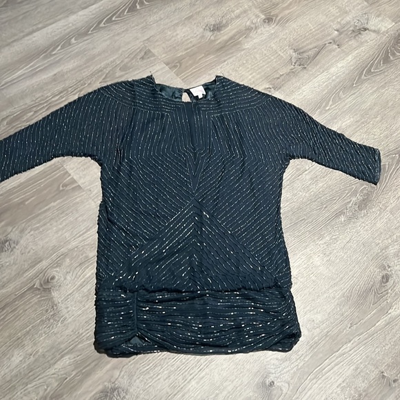 Parker Blouson Beaded Mini Dress - Picture 2 of 16